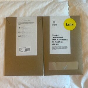 Knix Essential No-Show Boyshort XS Beige NWT (2 count)